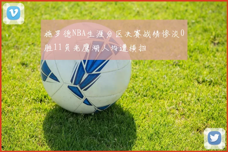 施罗德NBA生涯分区决赛战绩惨淡0胜11负老鹰湖人均遭横扫